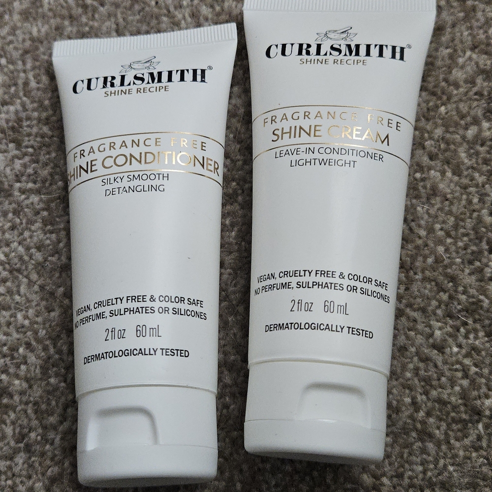 Curlsmith Fragrance Free Shine Conditioner - and Leave in Conditioner
